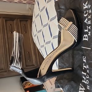 Black/White high heel sandels
